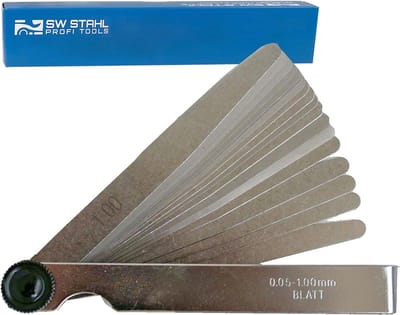 SW-Stahl 09102L voelermaat 13 vellen 0,05-1,00 mm