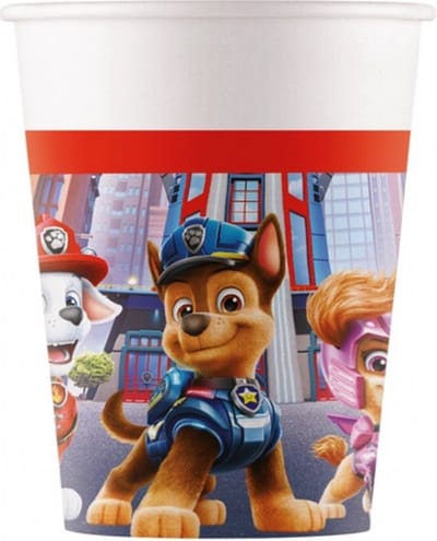 Nickelodeon - Paw Patrol - Partybekers - Bekers - Feestbekers - Beker - Kinderfeest - Karton - 8 Stuks