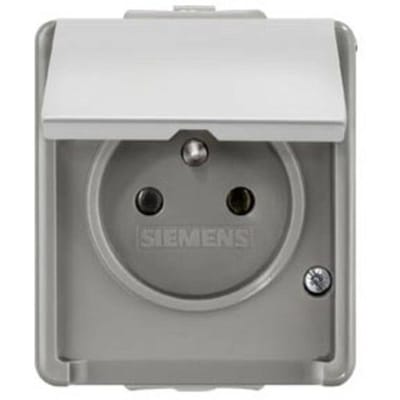 Siemens 5UB4741 Wandcontactdoos Delta Grijs Schakelmateriaal 1 stuk(s)