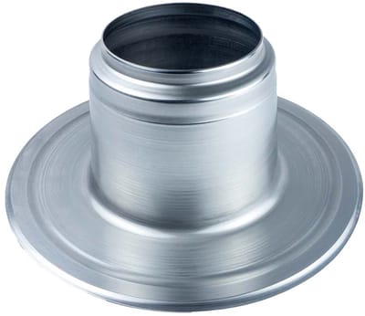 Anjo Aluminium Plakplaat 110-125 mm | Enkelwandig