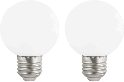 VITO LED Lamp G45 E27 - 3W (vervangt 20W) - 180lm - 6400K Koel Wit - 180-240V - Flikkervrij - Energiezuinig - 2 stuks