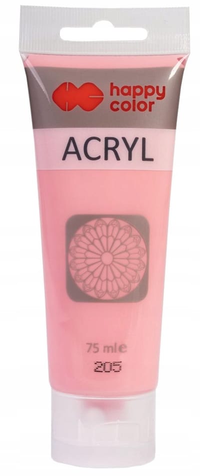 Happy Color Acrylverf 75ml - Pastel Poederroze