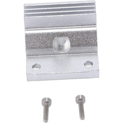 Dissipateur thermique Hotend en aluminium pour K1C K1 MAXimum Imprimante 3D Extrudeur Pièces de rechange Argent gray