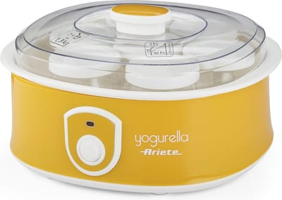 Ariete 0617 Yogurella - yoghurt maker - totaal 1,3 liter - 7 glazen potjes - 20 Watt