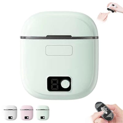 Elektrische nagelknipper Geschikt voor senioren, Geschikt voor LED-verlichting, drie stille standen, Geschikt voor dikke nagels en milieuvriendelijk.