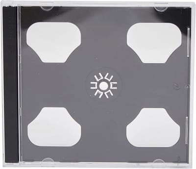 Dailygoods - Double CD Case - Set van 5 - Milky Plastic - Geschikt voor 2 Disc Capaciteit - Bescherming voor je muziek - Compact - Duurzaam - Voor CD'...