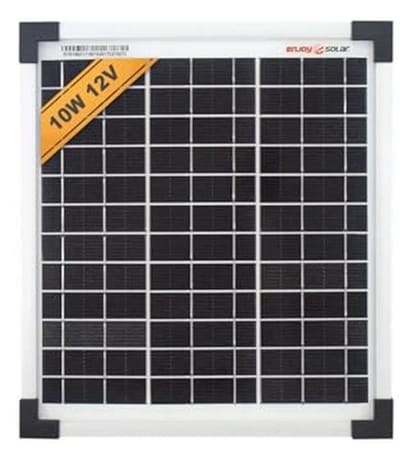 10W 12V Monocrystalline Zonnepaneel voor Tuin en Caravan