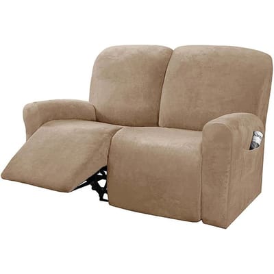 Fluwelen Lazy Boy Fauteuil Sofahoes Stretch Fauteuil Hoge Kwaliteit Sofahoes Voor Woonkamer Fauteuil Sofa gray