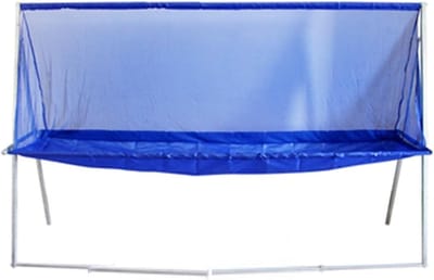 Tafeltennis Vangnet - Pingpong Oefennet - Solo Oefeningen - Automatische Bal Teruggave - 142 x 210 x 50 cm - Blauw
