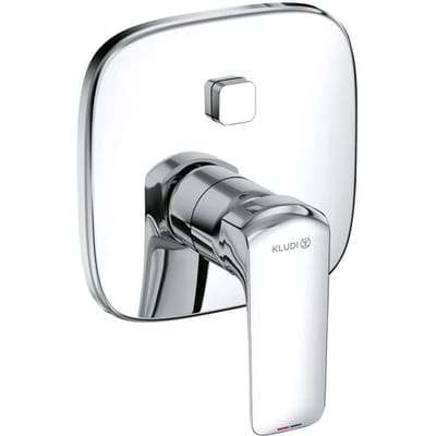 Kludi AMEO single lever bath and shower mixer concealed push set, intrinsically safe against backflow 416630575