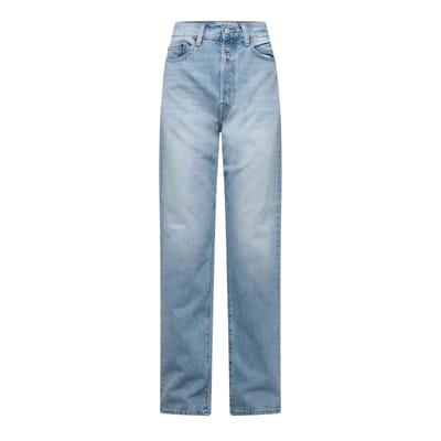 Replay Heren Rechte Jeans van Gerecycled Katoen (Blauw)
