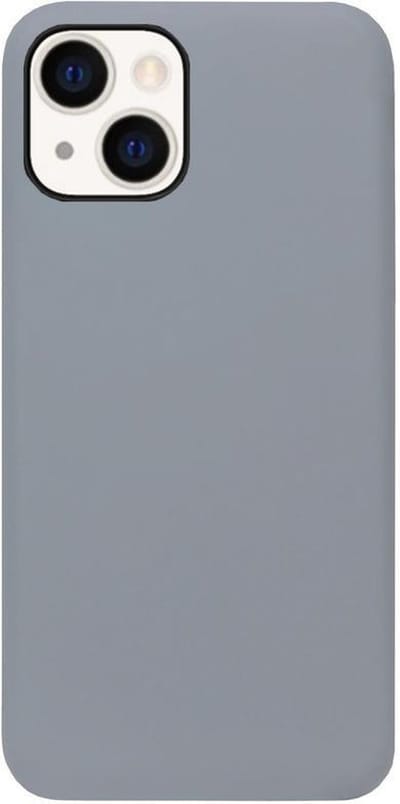 ADEL Siliconen Back Cover Softcase Hoesje Geschikt voor iPhone 13 - Grijs