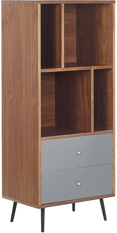 RICHMOND - Boekenkast - Donkere houtkleur - MDF