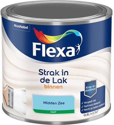 Flexa - Strak Op De Muur Binnen Mat - Puur Branding - Mengverf - 2,5 L