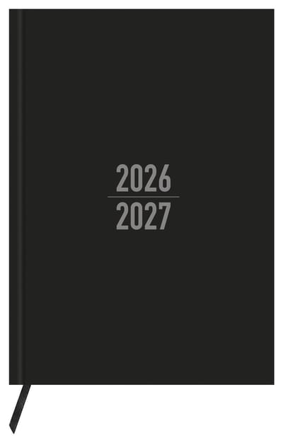 Kangaro Agenda Schoolagenda 2026 / 2027 A5 zwart 130 pagina's incl. lint - K-23909
