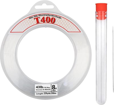 200m Sterke Transparante Nylondraad 0,45mm - Onzichtbaar Koord voor Sieraden Maken en Ophangen