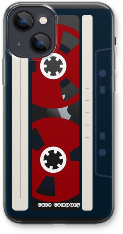 Case Company® - Hoesje geschikt voor iPhone 13 mini hoesje - Here's your tape - Soft Cover Telefoonhoesje - Bescherming aan alle Kanten en Schermrand