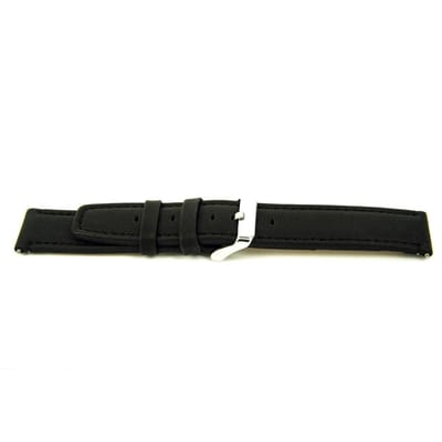 Horlogeband F172 Waterproof Zwart 18x18mm