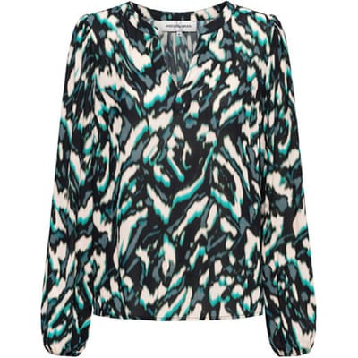 &Co Woman &co women blouse emily mineral green multi