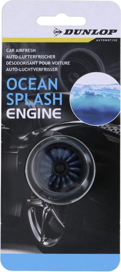 Dunlop luchtverfrisser auto - Ocean Splash Engine (2.5ml)