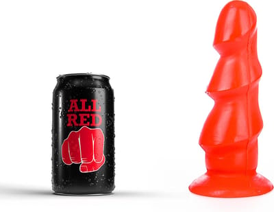 All Red Dildo 17 x 5 cm - rood