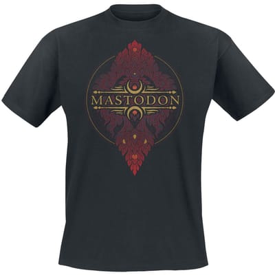 Mastodon T-shirt - Ornamental Logo - S tot 4XL - voor Mannen - zwart