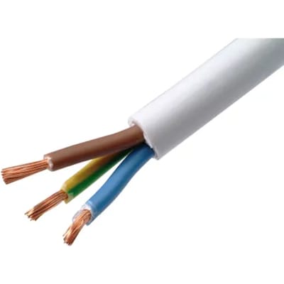 Sencys Stroomkabel Vtmb 5m 3x1,5 Mm² Wit