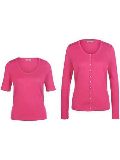 Twinset 100% katoen Van Peter Hahn pink