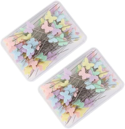 naalden, set van 2 doosjes met 100 stuks, voor decoratief naaiwerk en handwerkprojecten "