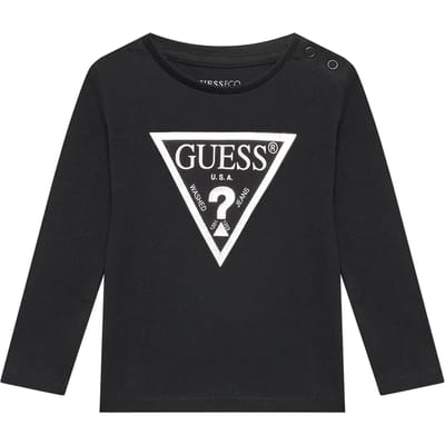 T-shirt met lange mouwen voor babymeisjes Guess Core
