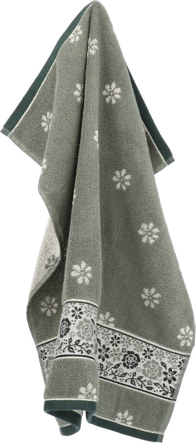 Bunzlau Castle | Keukendoek Belle Fleur Donkergroen