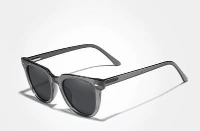 Kingseven Cat eye Zonnebril - UV400 - Gepolariseerd - Transparant - Blackstar - Z7094