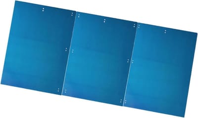 Terrashaard Reflector - Warmte Versterker - Balkon Verwarmen - Efficiëntie Verhogend - 35 x 15 inch - Zilver