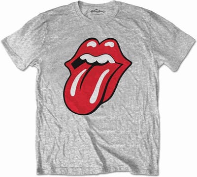 The Rolling Stones - Classic Tongue Kinder T-shirt - Kids tm 4 jaar - Grijs