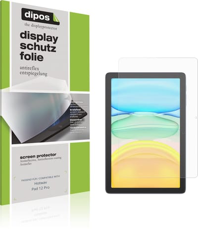 dipos – 2x Matte Beschermfolie geschikt voor Hotwav Pad 12 Pro | Krasbestendige & antireflecterende Screenprotector Ultra-Thin
