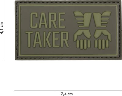 101 Inc Embleem 3D Pvc Care Taker Groen  19031