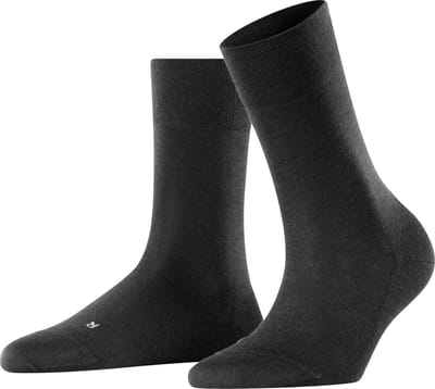 FALKE Sensitive New York met comfort tailleband lyocell sokken dames zwart - maat 35-38