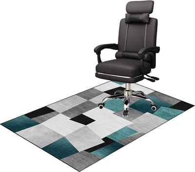 Vloerbeschermer Bureau - Stoelmat Gaming - Vloer Beschermen - Antislip Duurzaam Ontwerp - 90 x 120 CM - Transparant