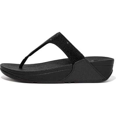Fitflop Lulu Crystal dames slipper - Zwart - Maat 36