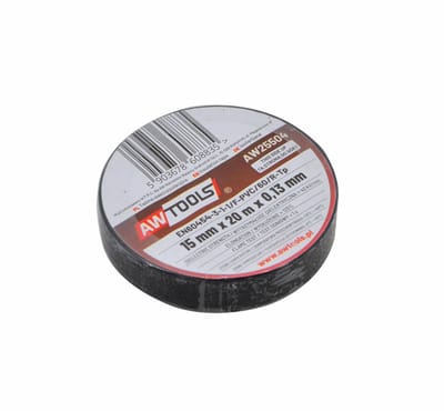 AWTools AW25516 - PVC Isolatietape - Zwart - 50mm x 33m - Zelfdovend