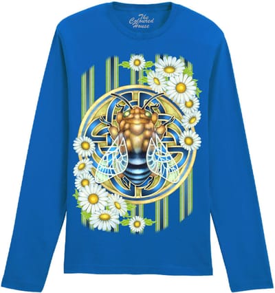 Bijen Bloemen Just Bee The Coloured House Longsleeve T-shirt XXL