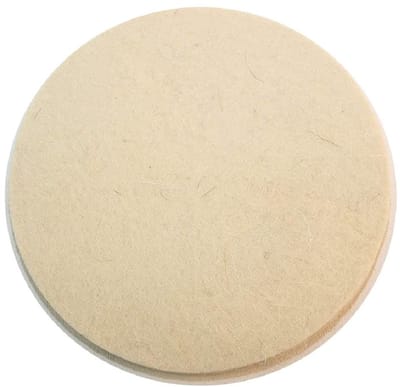 Set van 10 Vilt Polijstschijven 125mm met Klittenband voor Glans