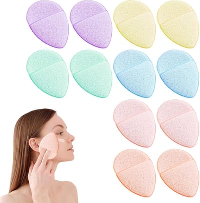 Solidchoice - Set van 12 Herbruikbare Gezichtssponzen voor Make-up