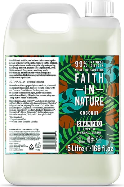 Faith in Nature Kokos Shampoo 5L