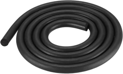 Schuimrubberen strip - Afdichtingsschuim - Tochtvrij maken - Weerbestendig EPDM - 8 mm x 2 m - Zwart