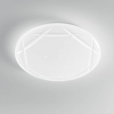 F.A.N. Europe LED plafondlamp Elixir, Ø 50 cm, wit, kunststof, CCT