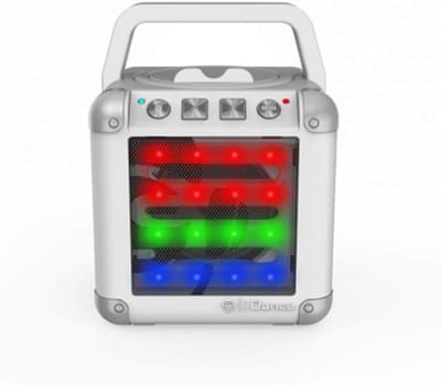 Bluetooth Speaker - Draagbare Geluidsbox - Muziek en Telefoon - Ingebouwde Houder - Compact Formaat - Wit