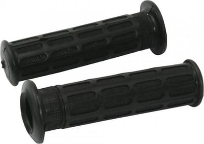 Poignée Générique type Honda Ø22/25mm noir embout fermé pour moto vintage Neuf