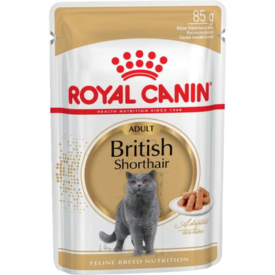 Royal Canin British Shorthair Adult in Loaf - Kattenvoer - 12x85g - Brits korthaar