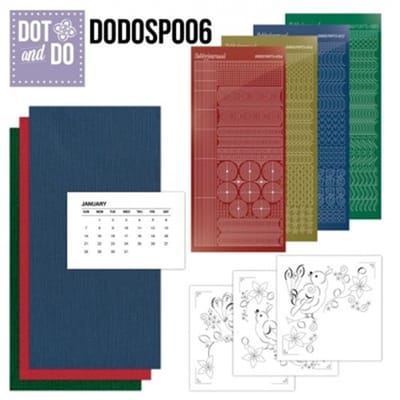 Dot and Do Special Calander set 6 - Colourful Birds